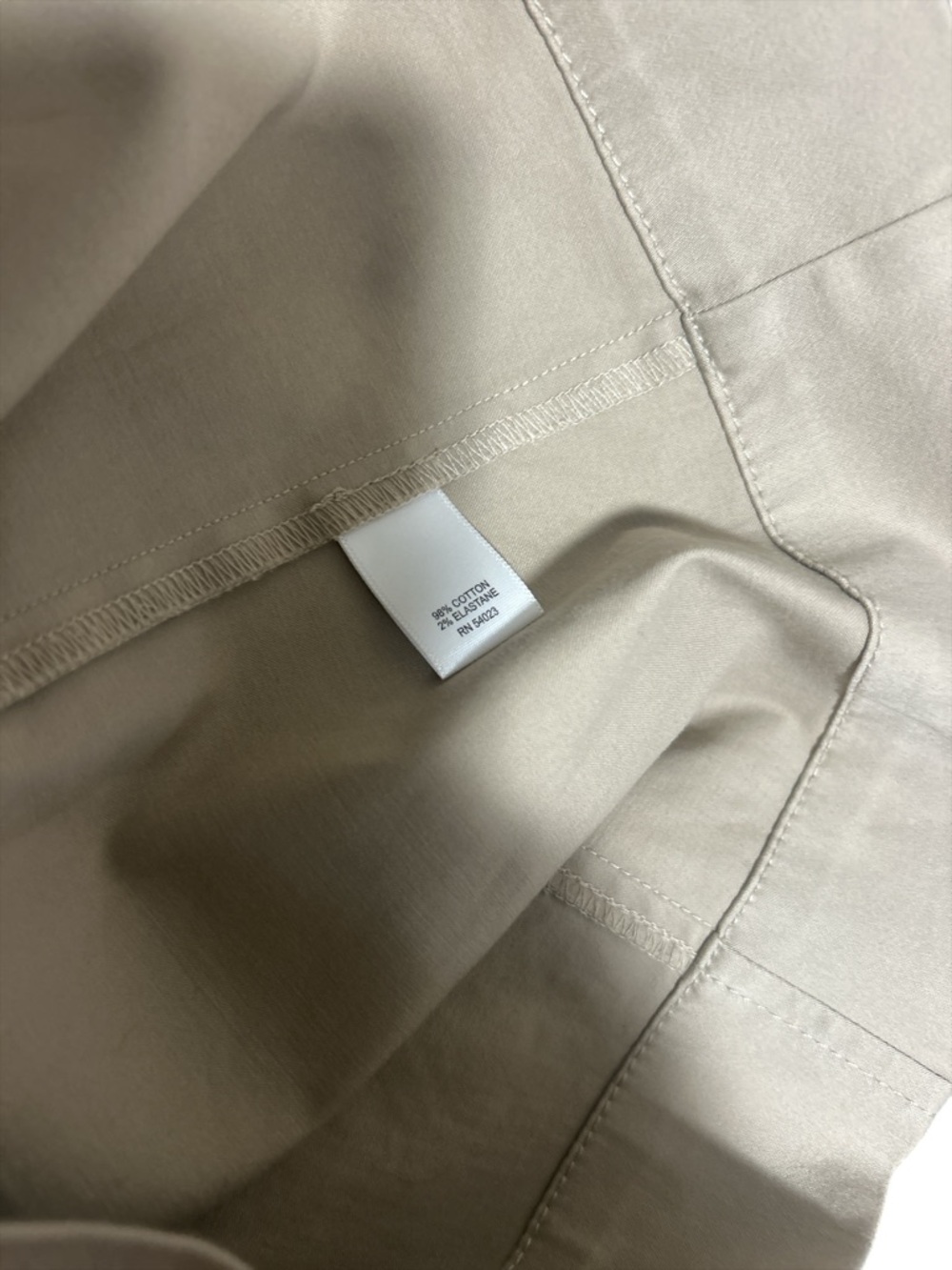 Banana Republic Khaki Sleeveless Trench Dress Petite 2P Quiet Luxury - Picture 9 of 9